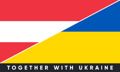 Наклейка на бампер Австрія/Україна