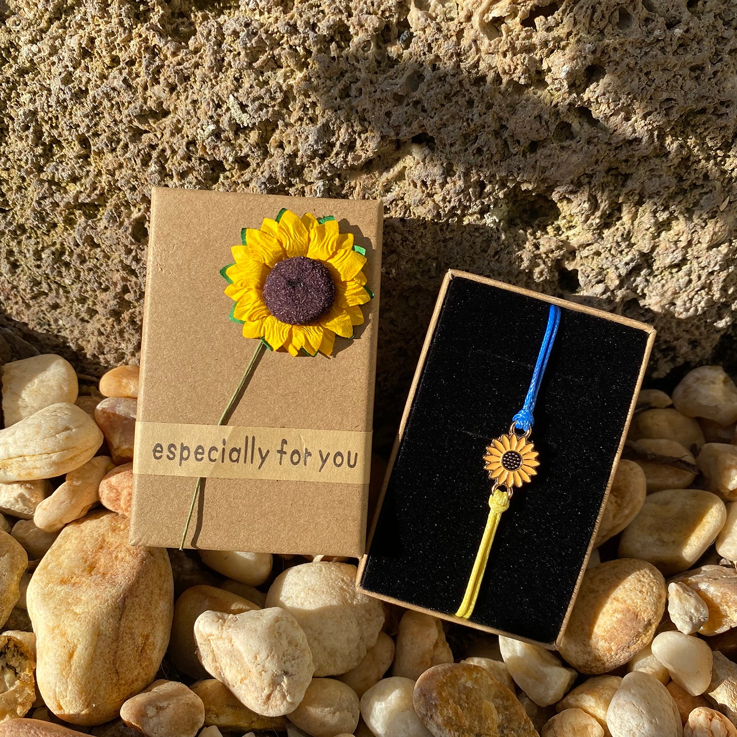 Huquary 36 Pcs Sunflower Gifts Set With Cute Handmade Sunflower String...