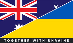 Наклейка на бампер Австралія/Україна