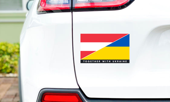 Austria/Ukraine Bumper Sticker