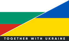 Наклейка на бампер Болгарія/Україна