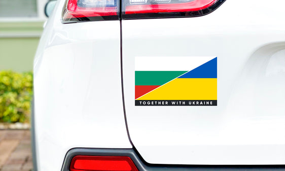 Bulgaria/Ukraine Bumper Sticker