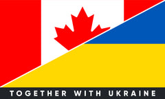 Наклейка на бампер Канада/Україна