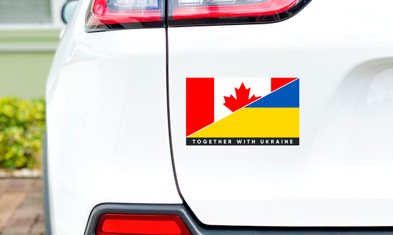 Canada/Ukraine Bumper Sticker