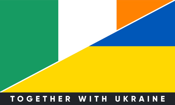 Наклейка на бампер Ірландія/Україна