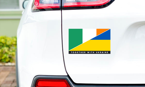 Ireland/Ukraine Bumper Sticker