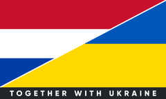 Наклейка на бампер Нідерланди/Україна