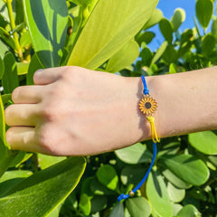 Sunflower Bracelet with "Especially for you!" Gift Box