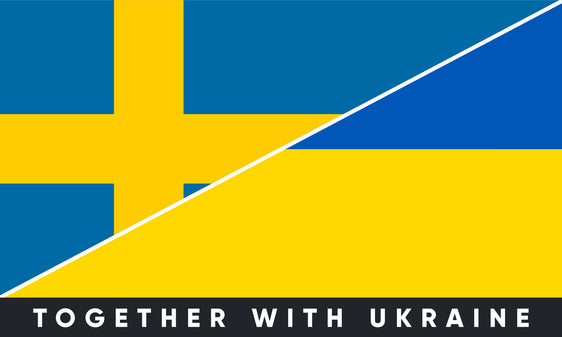 Sweden/Ukraine Bumper Sticker