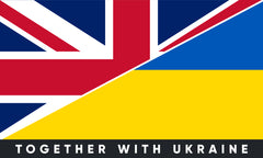 Наклейка на бампер Великобританія/Україна